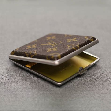 vintage rare louis vuitton metal cigerette case|louis vuitton cigarette cases On Sale .